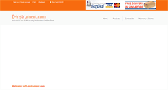 Desktop Screenshot of d-instrument.com