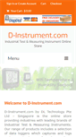 Mobile Screenshot of d-instrument.com